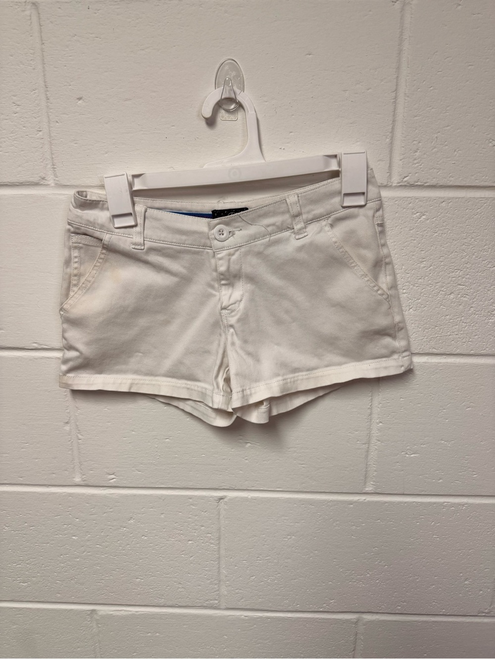 Y2K BeBop White Low-Rise Women’s Shorts